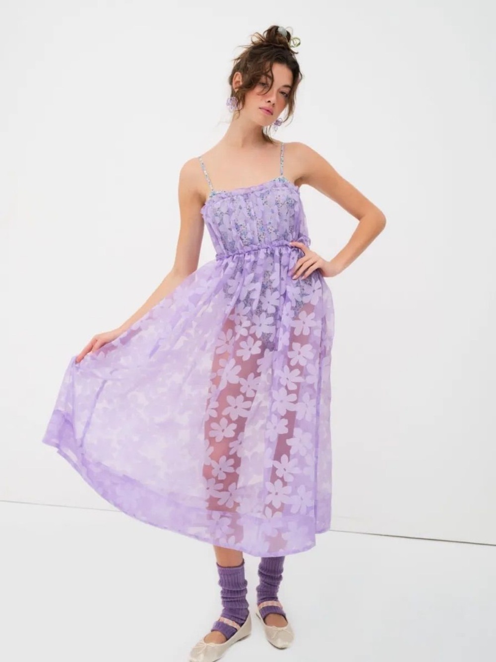 For Love and Lemons Villegas Midi Dress